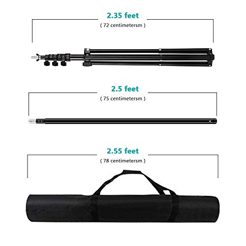 Présentation du produit : Support de toile de fond réglable pour studio photo et vidéo – Image 6