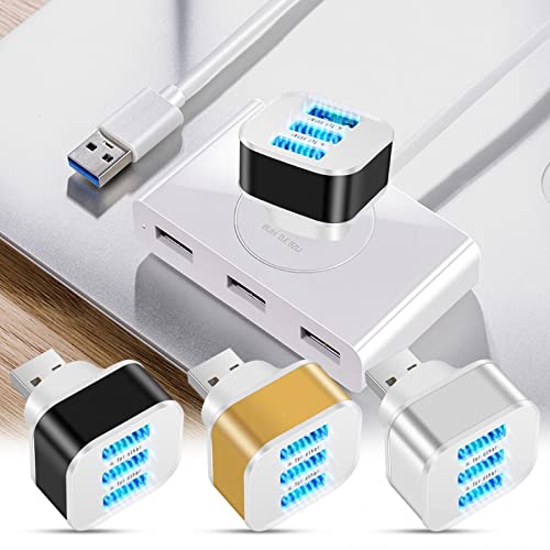 2022 Portable 3 Port USB Mobile Phone Charger,USB Extender Charger,Adapter Charging Plug Station Base Head Home Office Working Trips Essential Tool