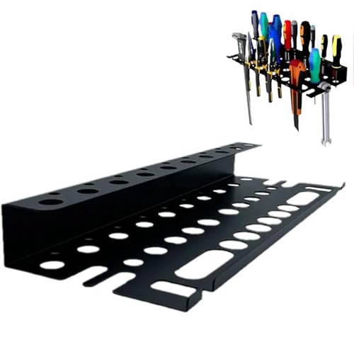 Lxoraziy Wall Tool Organizer Tool Rack, Screwdriver Organizer, Screwdrivers And Pliers Tool Holder, Strong Storage Tidy for Workshop Garage or Shed