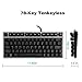 VELOCIFIRE Tenkeyless Mechanical Keyboard Mini, 78-Key Compact Ergonomic, Outemu Brown Switches Backlit and Double-Shot ABS Keycaps for Copywriter, Typist and Programmer