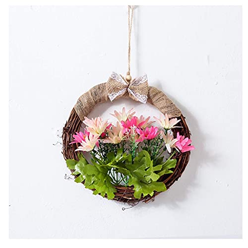 Couronne de porte d'entrée fleurie pour sublimer votre accueil de Noël