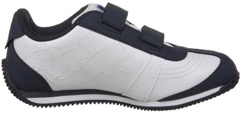 PUMA Speeder Illuminescent V Sneaker (Toddler/Little Kid/Big Kid),White/New Navy/Strong Blue,4 M US Toddler | Image 5