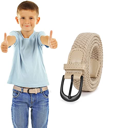 (ジャスグッド) キッズベルト 子供用ベルト メッシュベルト キッズ ゴムベルト 無階段サイズ調整可能 小学生 中学生 幼稚園 制服 女の子 男の子