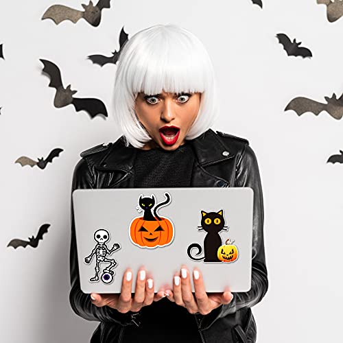 Nezyo NEZYO-HALLOWEEN -03 12 Pcs Halloween Magnetic Stickers Pumpkin Magnet Stickers Bat Magnet Decals Halloween Refrigerator Magnet Stickers Magnet Pumpkin Stickers Decorative Magnet Decor thumb #5