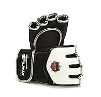 Kenneth J Lane Ronin XX MMA Handschuhe Unisex Erwachsene, Weiß, XL