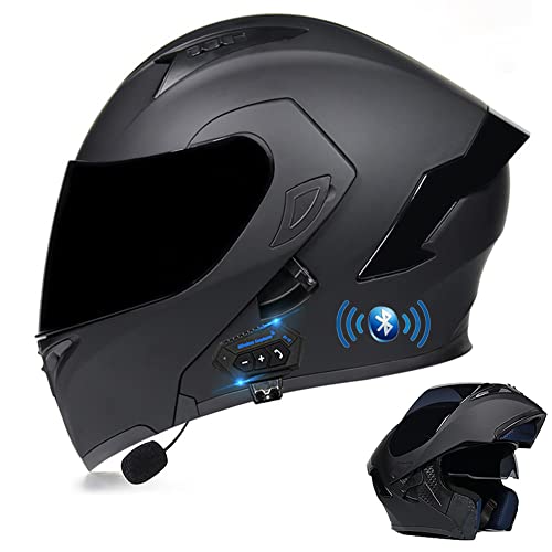 Bluetooth Modular Motorbike Helmet Full Face Flip Up Motorcycle...