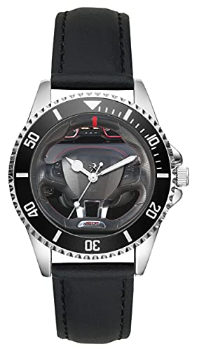 KIESENBERG Montre Homme Cadeau pour Peugeot 208 GTI Fans Cockpit Quartz Analogique Montre-Bracelet...