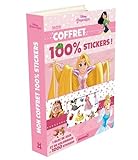  Mon coffret 100% stickers Disney princesses : Contient : 1 bloc de jeux et de coloriages + 1000 stickers