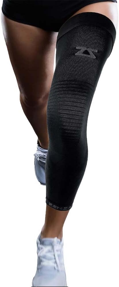 Full Leg Compression Sleeve - Support for Thigh, Knee, Calf for Men, Women, Running, Basketball, Football
