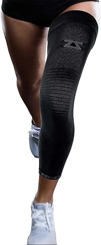 Zensah Full Leg Compression Sleeve - Support for Thigh, Knee, Calf for Men, Women, Running, Basketball, Football