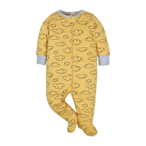 Image of Gerber Baby Boys' 4 Pack Sleep 'N Play Footie