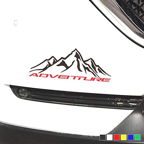 KaaHege Car Sticker Decal Automobiles Car Styling for All Cars Subaru Exterior_(Black/Red)