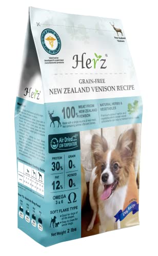 Herz EZD061 Air-Dried Dog Food – New Zealand Venison Recipe 2 Lb cover
