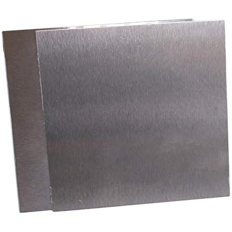 Yodaoke 2pcs Magnesium Alloy Sheet AZ31B Plate Silver 1 x 100 x 100mm Cover