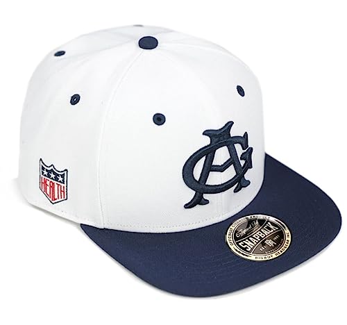 NLBM Negro Leagues M41 Chicago America Giants Snapcap Cap White miniatura 3