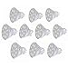 Produktbild WELSUN Led Strahler Mr11 4W 9led 5730 330Lm Warmweiß/Kühlweiß GU4 Birnensockel Dc12v 10pcs (Color : Cold White)