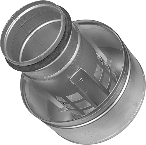 Vent Systems 4" Inch Round Roof Vent Cap Galvanized Metal For All Weather Conditions Top Round Exhaust Cap With Rubber For Perfect Insulation Vent Cover - Chimney Cap 100 Mm #TOP4