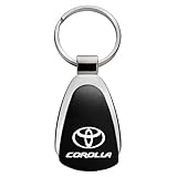 Toyota Corolla Black Tear Drop Key Chain