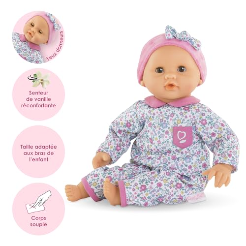 Muñeca Corolle Bébé Calin Capucine 12" cuerpo suave miniatura 2