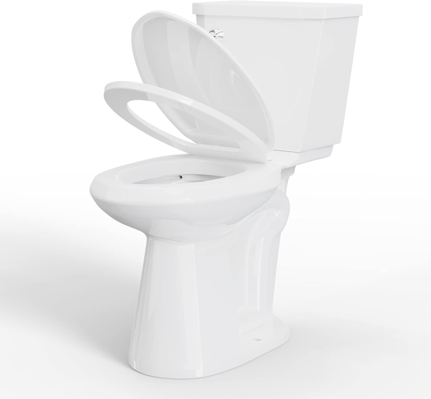 Elongated Tall Toilets With 17.1” Extra Tall Toilet Bowl & 1.28 GPF