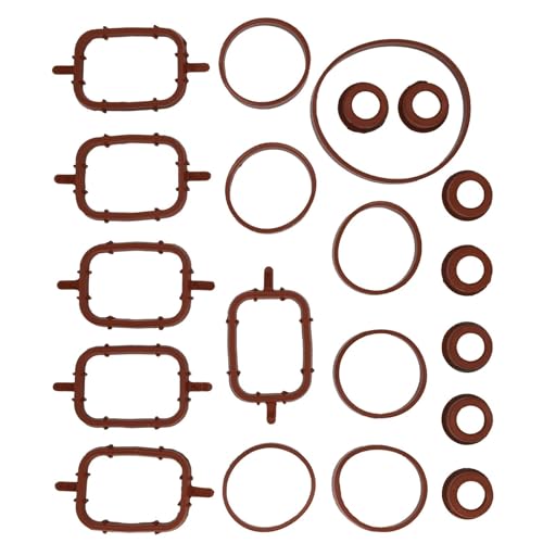 20Pcs Car Parts Accessories Intake Inlet Manifold Gasket Seal Kit For BMW X3 X5 Series M57 M57N E39 E46 E90 E83 E53 E70 E71 3.0d