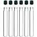 6 Pack - 5-inch, 16x125mm Pyrex Glass Test Tubes with Screw Caps