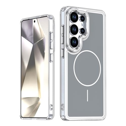 for Galaxy A26 �p �P�[�X MagSafe�Ή� ���� �w��h�~ ���������� �ϏՌ� ������� �ω��� TPU+PC�f�� ���C�����X�[�d�Ή� �T���X�� �M�����N�V�[ A26 �X�}�z�P�[�X �}�O�Z�[�t�Ή� �ԍڃz���_�[�Ή� ���y�� �����₷�� ��
