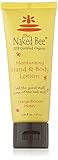 The Naked Bee Nourishing Body Lotion for All Skin Types (2.25 oz) Moisture Replenishing Lotion for Dry Skin with Orange Blossom Honey