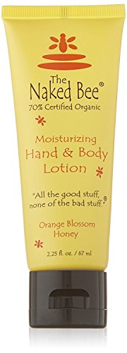 Image of The Naked Bee Nourishing Body Lotion for All Skin Types (2.25 oz) Moisture Replenishing Lotion for Dry Skin with Orange Blossom Honey