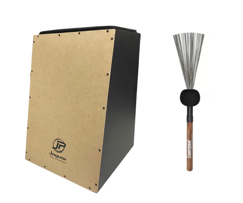 Cajon Jaguar Acústico Cj1000 K2 Pb 006 e baqueta liverpool kit