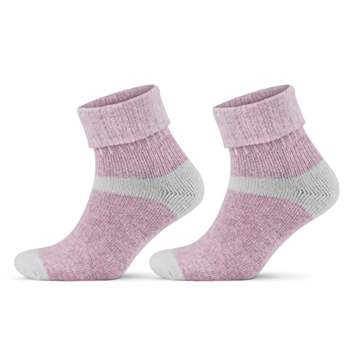 GoWith Alpaca Wool Ankle Socks for Women, Warm Casual Colorful Cozy Winter Socks for Ladies