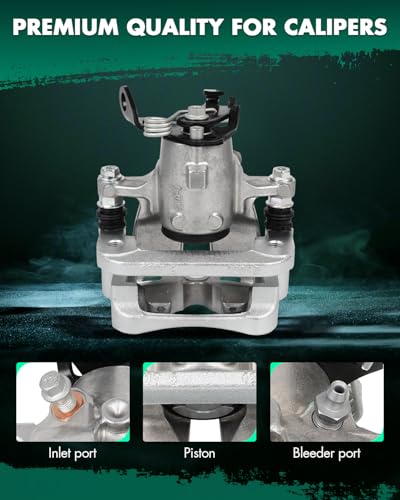 Image of SCITOO 18B5504 Rear Right Disc Brake Caliper Assembly w /Bracket for Chevrolet for Malibu 2014-2015,for Chevrolet for Malibu Limited 2016