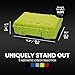 NANUK 910 Hard Case with Customizable Cubed Foam, IP67 Waterproof, Dustproof and Impact Resistant, 14.3” x 11.1” x 4.7”, Rugged Construction for Ultimate Protection, Made in Canada – Lime