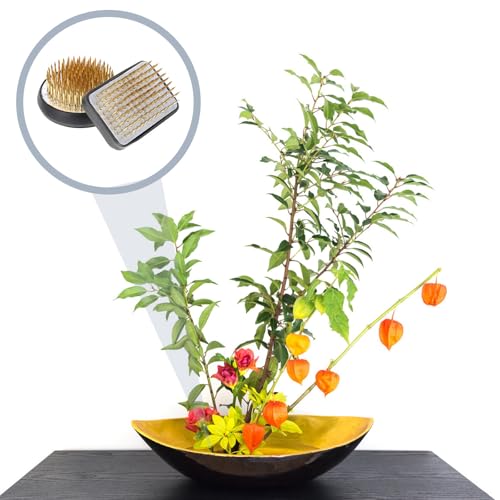 Kenzan de cobre con funda de goma de 2 piezas para arreglos florales 5