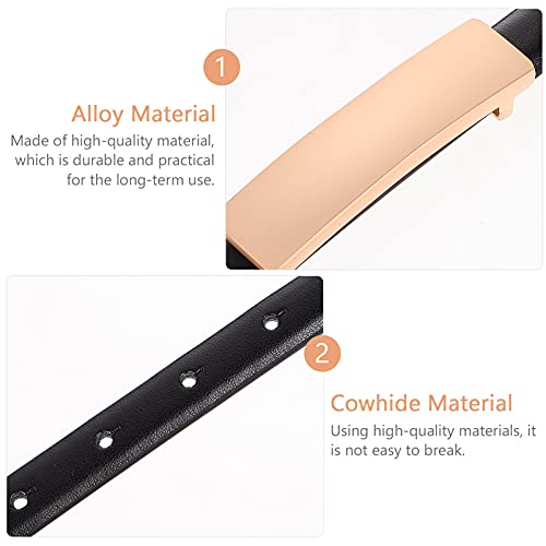 VALICLUD Cinto feminino de couro ajustável fino cinto fino cinto fino para mulheres presente para am