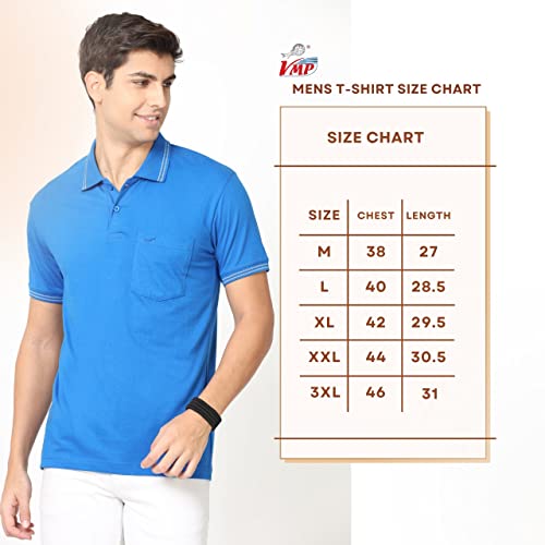 VMP Mens Casual Tshirt(Polo Neck)