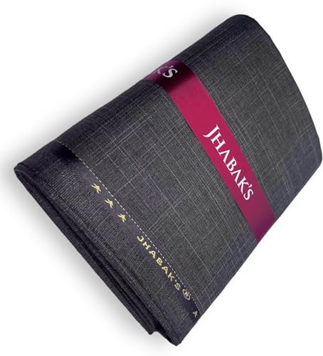 Image of JHABAK'S Unstitched Viscose Rayon Self Design Trouser Fabric - 1.30 Meter