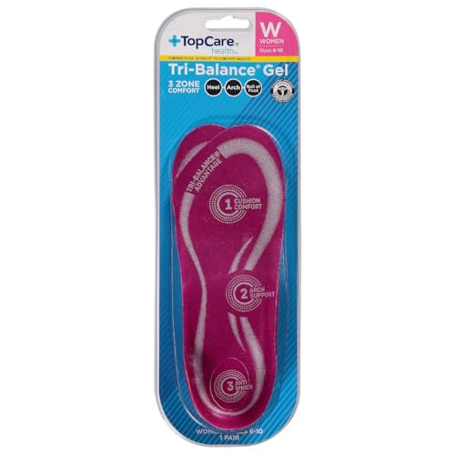 Topcare Plantillas Gel Mujer Talla 6-10 Tres Zonas miniatura 1