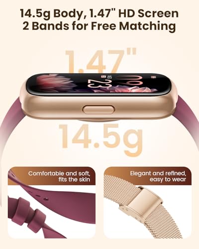 Fitness Watches for Women, Fitness Tracker Watch with Heart 24H Rate/Blood Oxygen/Sleep Monitor, 20+ Sports Modes Smart Watches for Women, Activity Tracker and Smartwatch for Android/iOS Phones - Image 3