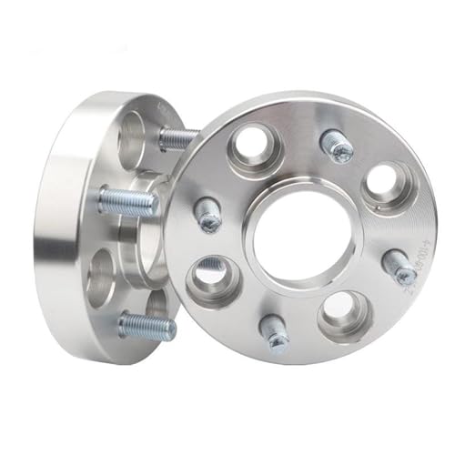 Separadores Para Ford Para Fiesta 2 Piezas 15/20/25/30/35/45/50mm Adaptador Espaciador Rueda Conversión 4x100 CB 54,1mm Brida Junta Espaciadores Coche(50mm)