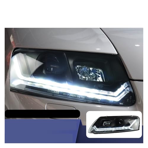 Conjuntos de faros LED para Audi A6 2005-2012 con intermitentes y luces 4