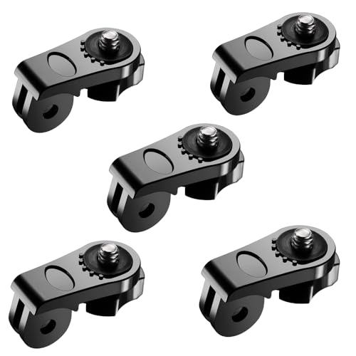 Image of Action Pro Conversion Block Head Connection Camera Mount Adapter, Compatible with GoPro 13 /12 /11 /10 /9 /8 /7 /6 /5 /4 /3+ /3, SJCAM, Yi, Eken & Other Action Cameras (Pack of 5)