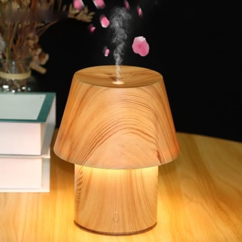 Diffuseur d'aromathérapie compact Mini J à lumière chaude pour nuit - 5
