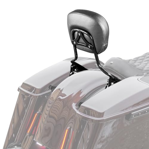 Mofun Street Glide Sissy Bar Detachable Passenger Backrest Pad Compatible with Harley Touring Road King Road Electra Glide 2009-2026 Gloss Black by Mofun - Image 7