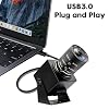 60fps HDMI USB Camera 4K High Speed USB3.0 HDMI Simultaneous Output PC Webcam 3.6-10mm 3X Manual Zoom Lens Close up Camera for Computer TV Projector Monitor Industrial Application