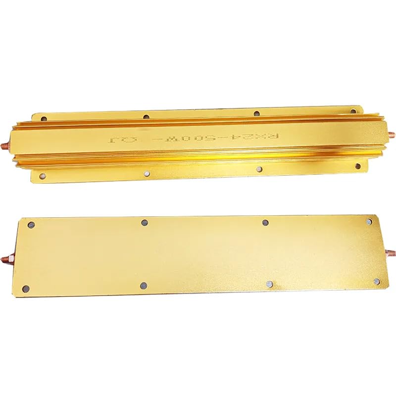 YDELEKS 1PC 500W Watt 1 Ohm 500W 1R Aluminum Housing Wirewound Resistor 29X52X250MM