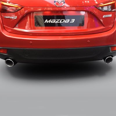 Mazda 3 BM 2013-2019 Sebring sportowy tłumik końcowy ze stali nierdzewnej 00M3-R-A-1-05