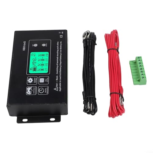 Ecualizador FABULETTA KBX104S para baterías en serie de 48 V, regulador automático de voltaje de 12-96 V con carcasa de aleación de aluminio, para baterías de plomo-ácido y litio miniatura 6