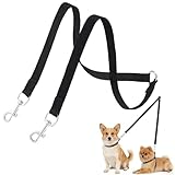 CozyCabin Double Dog Leash for Two Dogs, 360° No Tangle for Dogs Cats Comfortable Shock Absorbing Walking Running and Training