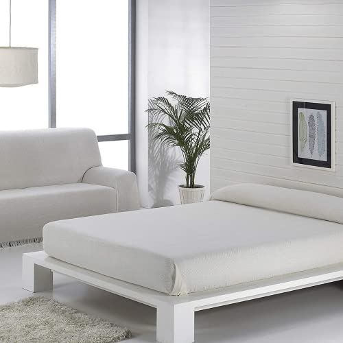 Yuma Spazio Colcha para Cama, Colcha Manta Multiuso Espiga (Soft Grey, 170 x 250) Cover